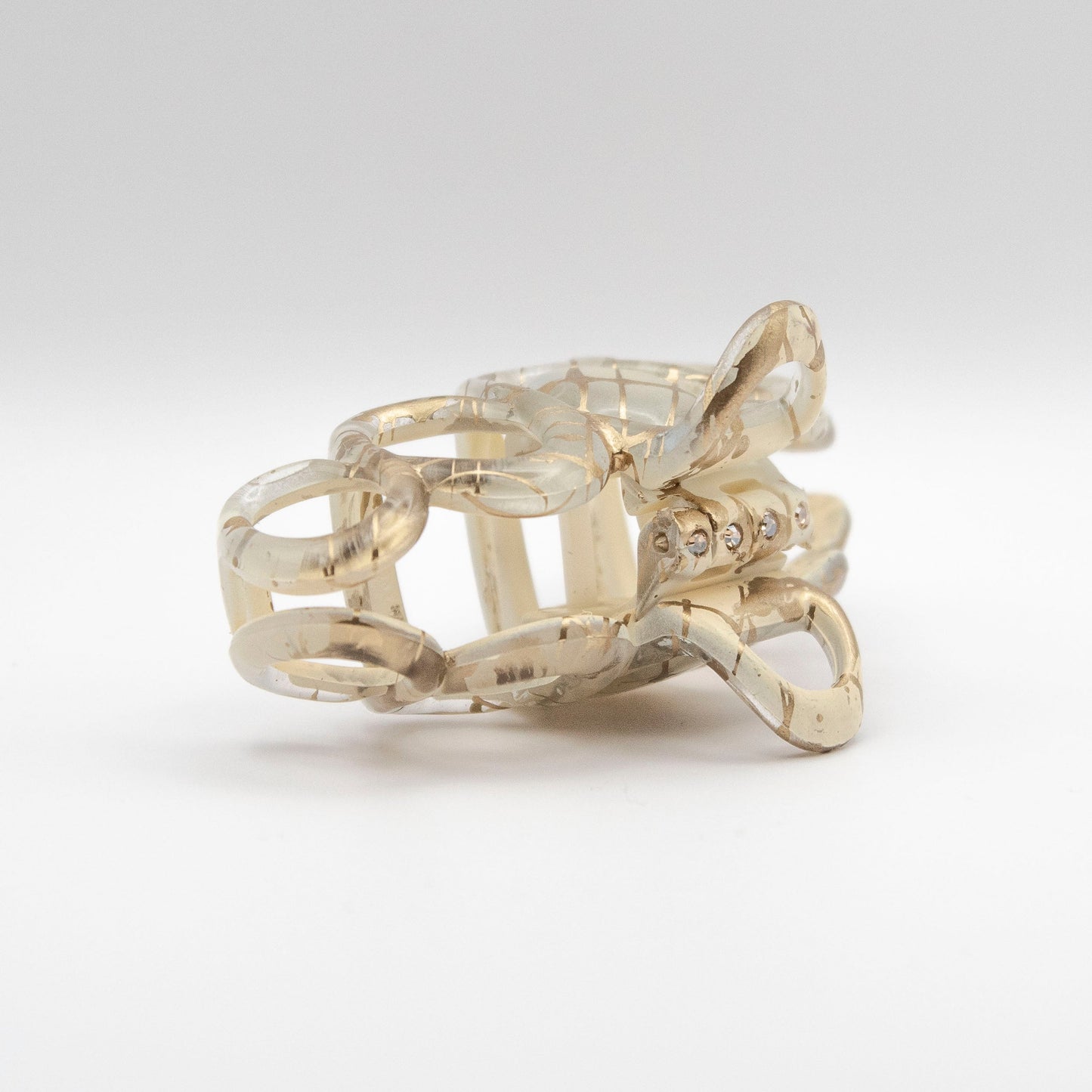 Sandrusso Mini Hair Claw Or Intemporel