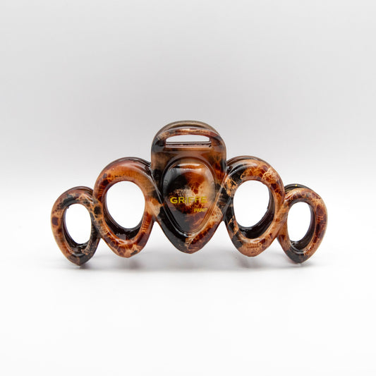 Claudia Mini Hair Claw Terre Brûlée