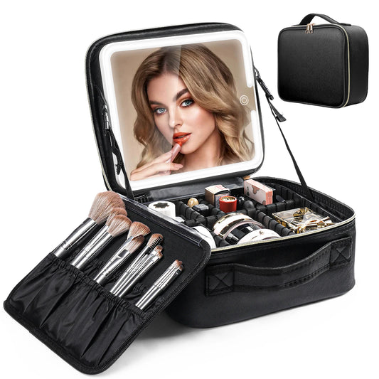 Illuminated Travel Makeup Case™